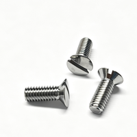 Vis métrique M4x11 à tête fraisée fendue, vis à tête plate en acier au carbone, fixateur de précision pour assemblage de panneaux