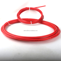 Tube de détection d'incendie rouge 6*4 en PVC, tube de détection d'incendie automatique, tube de détection d'incendie, gaz FM200 CO2 NOVEC1230, TUYAUTERIE INCENDIE 8*6MM