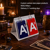 Fabrication de boîtes personnalisées avec reliure spirale, pour cartes de jeu, tableaux de scores et documents de bureau