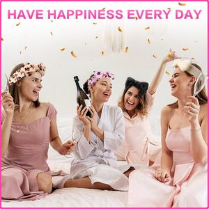 8 Bandeaux de Lavage Facial <span class=keywords><strong>pour</strong></span> Femmes, Bandeaux Doux en Microfibre avec Nœud <span class=keywords><strong>pour</strong></span> Spa et Maquillage, Bandeaux de Soin de la Peau - Product Image 6