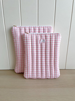 Pochette de papeterie florale matelassée, organiseur de livres élégant, sac de rangement pour cadeaux scolaires et festifs
