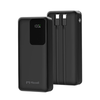 Miccell OEM Power Bank Portabel PD 22.5W Pengisian Cepat dengan Layar Digital Sebagai Pengisi Daya Portabel untuk Perjalanan dan Penggunaan Luar Ruangan