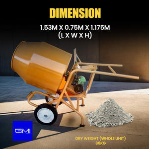 Hormigonera de construcción de servicio pesado de alta eficiencia de bajo mantenimiento con componentes de motor y núcleo de motor - Product Image 4