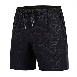 Pantalones Cortos Deportivos para Hombre, Tallas Grandes, Estampados, Transpirables, de Secado Rápido, Cintura Elástica Media, Servicio OEM, Impresión de Logotipo Personalizado - Product Image 1