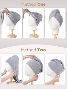 Coral Fleece Shampoo Cap Thicken and Strong Water Absorption <strong>Rapid</strong> <strong>Drying</strong> <strong>Hair</strong> <strong>Towel</strong> C0849 - Product Image 4