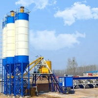 Centrale à béton stationnaire HZS75 de 75 m3/h, équipement de mélange de béton prêt à l'emploi automatique pour les projets de construction