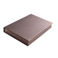 Nouvelle palette de maquillage pour les yeux 2026, cosmétiques haut de gamme, emballage mini livre de luxe en papier couché avec impression dorée