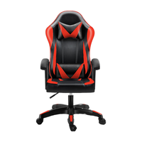 Chaise de bureau de jeu inclinable ergonomique nouveau design Chaise de jeu de course PC rose avec massage