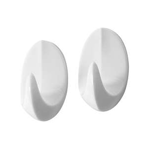 Mis básicos Haken oval Groß Weiß 2er Karte - Product Image 1