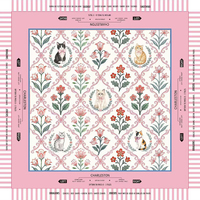 Tapis de Mahjong américain imprimé avec motif de parcours de golf, tapis de table antidérapant pour les amateurs de golf et les amateurs de Mahjong
