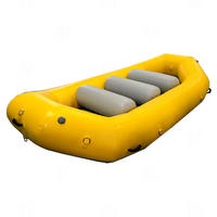 2 ~ 4 personnes skiff de poisson gonflable siège pivotant pliable Kayak bateau canoë PVC coque en aluminium pour rivières mer Kayak plastique