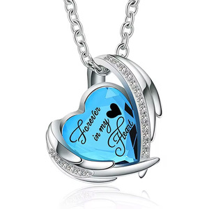 Унисекс-кулон в форме сердца из позолоченной нержавеющей стали с кристаллами, памятный медальон для праха человека - Product Image 6