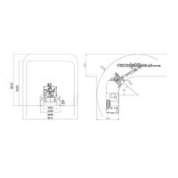 Foreuse hydraulique souterraine pour opérations minières de forage moyen et profond