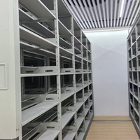 Armoire d'archives en acier robuste, électrique et intelligente, avec étagère à bons de commande et classeur à commande manuelle, avec protection anticorrosion