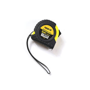 REEKE 7.5m * 25mm lame en acier inoxydable enroulable système métrique ruban à mesurer bouton poussoir serrure coque en plastique ABS pour la mesure - Product Image 3