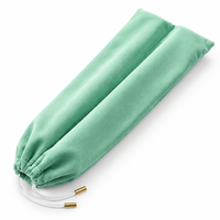 Sac de transport en flanelle pour pions de Mahjong, pochette de rangement en velours avec cordon de serrage, capacité de 4 pions, plusieurs couleurs pour jeux