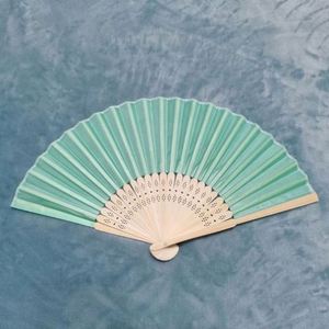 Wholesale Cheap Carved Love Design 21Cm Bamboo <b>Folding</b> Hand Fan for Wedding Promotional Gift - Product Image 4