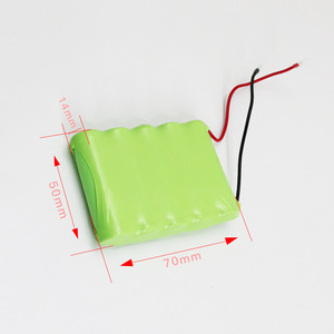 Nickel Metal Hydride <b>Battery</b> <b>6V</b> 2500mAh 70x50x14mm Rechargeable For Toys - Product Image 1