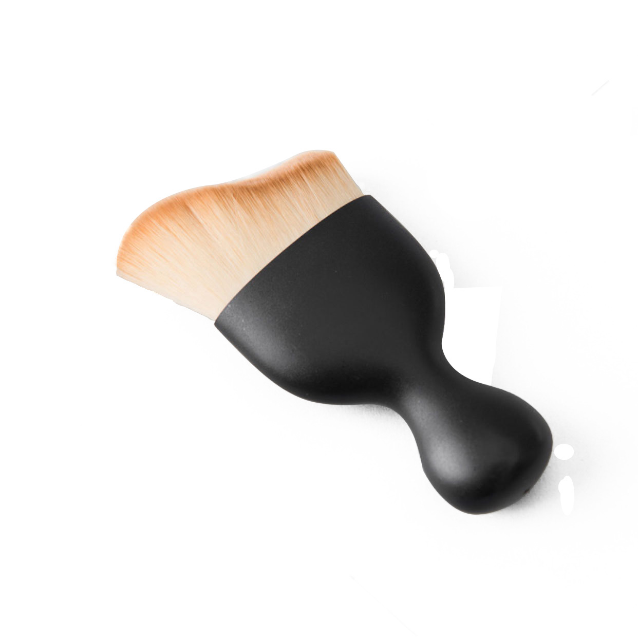 Новинка 2021, жидкость, пушистая пластиковая ручка, оптовая продажа, высококачественные кисти для основы под макияж с одним синтетическим ворсом