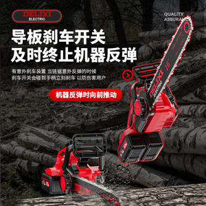 Motosierra Inalámbrica Delixi, Motosierra Recargable, Motosierra para Cortar Madera, Motosierra para Partir Leña, Motor sin Escobillas - Product Image 3