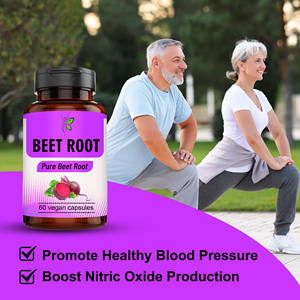 Complément alimentaire de haute qualité à base de capsules de racine de betterave, soutient la pression artérielle et améliore la santé cardiaque, capsules pour adultes - Product Image 5