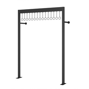 Présentoir de vêtements pour hommes, femmes et enfants Étagère murale en fer écologique <span class=keywords><strong>Design</strong></span> de mode simple pour les magasins de vêtements - Product Image 5