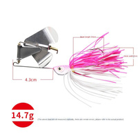 Nouvelles couleurs, leurre artificiel en métal, jigging spinner, 14,7 g, 8 cm, pour la pêche en eau douce et en eau salée, pour brochet, marlin