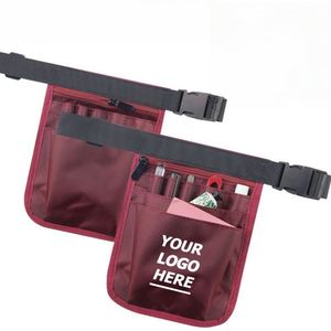 Nylon Nurse Utility Waist Pouch, Medical Tool Organizer Belt <b>Bag</b>, Stylist and Technician Waist Pack for Promotional Gifts - Product Image 1