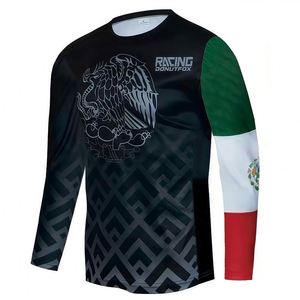 <span class=keywords><strong>Maillot</strong></span> de <span class=keywords><strong>Ciclismo</strong></span>/Motociclismo para Hombre de Secado Rápido 100% Poliéster Personalizado por DONUTFOX Racing Factory - Product Image 3