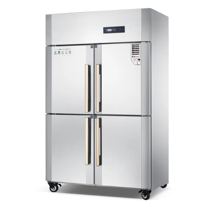 4 ss вертикальная дверь в американском стиле 500 литров холодильники с морозильной камерой холодильник Ресторан Охладители и морозильник
