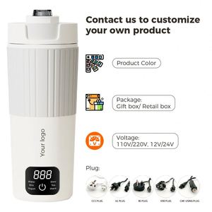 6-in-1 Electric <b>Kettle</b> 600ML Travel <b>Kettle</b> Portable Thermal Bottle Multi-functional Digital Portable <b>Kettle</b> Electric Heating Cup - Product Image 5