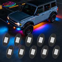 Nouvelles lumières LED sous le châssis de voiture, contrôle à distance par application, lumières néon RGB, lumières LED pour roche, lumières décoratives pour voiture, lampe d'ambiance