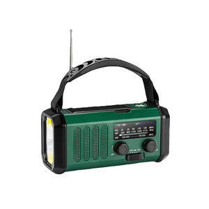 Tienda en línea Venta caliente Manivela de mano Radio solar Radio Meteorológica de emergencia con 10000Mah Banco de energía - Product Image 1
