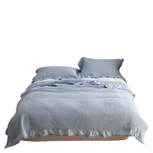 Manta de Algodón 100% con Diseño de Encaje, Suave y sin Pelusas, para Sofá, Viajes, Cama, Cualquier Habitación, Muy Cálida - Product Image 2