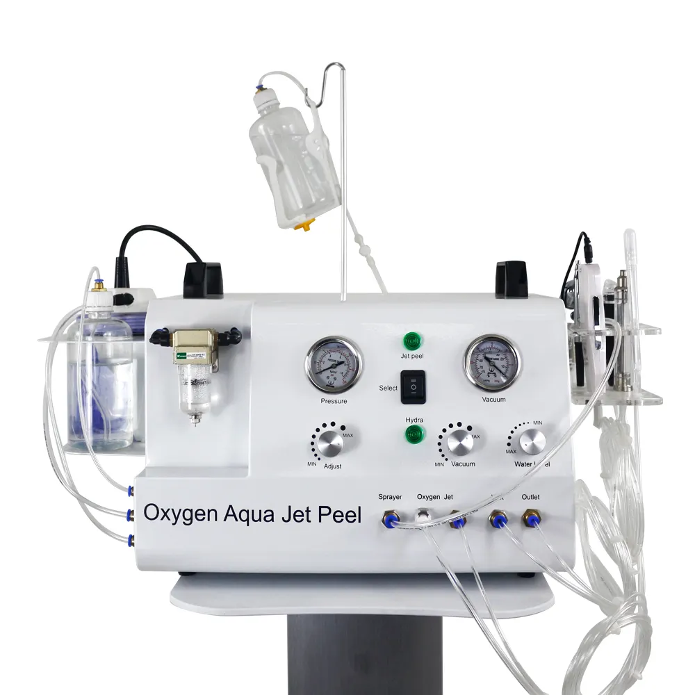 Appareil de Peeling à ultrasons pour la peau, dispositif de Micro Dermabrasion avec épurateur, Jet d'oxygène pour rajeunissement de la peau, équipement de beauté