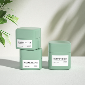 30G <span class=keywords><strong>50G</strong></span> Rỗng Đen Vuông Matte Mặt Kem Container PP Mỹ Phẩm Nhựa <span class=keywords><strong>Jar</strong></span> Với Nắp - Product Image 3