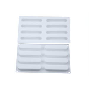 <span class=keywords><strong>Moule</strong></span> en Silicone en forme d'éclair 3D à 8 cavités pour la cuisson de gâteaux, <span class=keywords><strong>moule</strong></span> en Mousse de Silicone pour Dessert français - Product Image 4