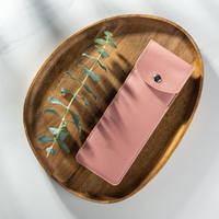 HaoRan Factory Wholesale Custom Pen Protect Holder Pencil Pouch Golf Pencil Bag Bulk Pu Leather Pen Sleeve Single