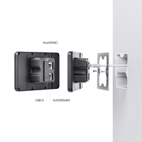 Panel de Pared Android de 5.5 Pulgadas con Ethernet PoE RS485 USB-C, Brillo Automático, Panel de Control Inteligente para el Hogar, Montado en la Pared