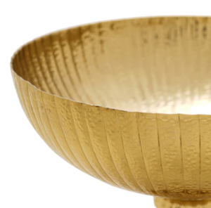 Cuenco de frutas reales de estilo tradicional, cuenco de Metal para servir frutas de diseñador con acabado antiguo - Product Image 4