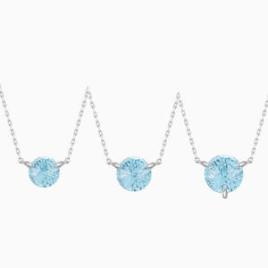 Collar de Plata de Ley S925 con un Solo Diamante en Forma de Burbuja, Diseño Minimalista de Alta Gama con Versatilidad de Lujo Discreto - Product Image 5