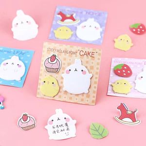 Creative Cute Multi-Color Animal Fruit Theme Self-Adhesive <b>Memo</b> <b>Pad</b> Kawaii Stationery Office Supplies for Recording <b>Memos</b> - Product Image 3
