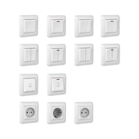 Interruptores de Pared con Panel Táctil para PC de Alta Calidad, Europeos, 13A/20A, Eléctricos para el Hogar y Hoteles, Nuevo Diseño, Interruptor de Luz de 16A 250V