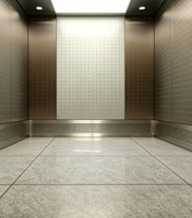 Ascenseur de passagers Fareo moderne en acier inoxydable sans engrenages à traction AC - Durable, installation facile, plancher en PVC, utilisation en appartement et en centre commercial
