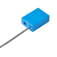 Scellés de sécurité en ABS renforcé d'acier YC-S006 à longueur personnalisée, 1,8 mm, avec étiquettes inviolables à code QR pour conteneurs de camions