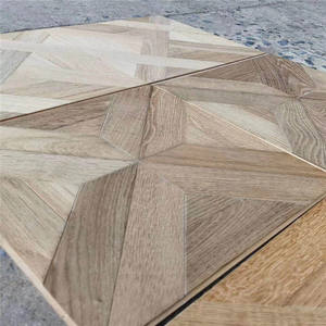 Bouquet de bois tricotage polyvalent, sol en bois brossé, 600x600mm, effiloché, bricolage - Product Image 1