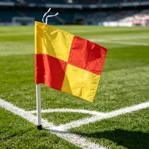 Bandera <span class=keywords><strong>de</strong></span> Árbitro Asistente <span class=keywords><strong>de</strong></span> Fútbol, Roja/Amarilla, Cuadrada, 45x54cm, Material 210D, Entrenamiento, <span class=keywords><strong>Nivel</strong></span> <span class=keywords><strong>Profesional</strong></span>, Vance Sports - Product Image 6