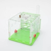 Nid de fourmis en acrylique transparent à motif écologique sable, château multi-pièces, habitat de bureau intérieur