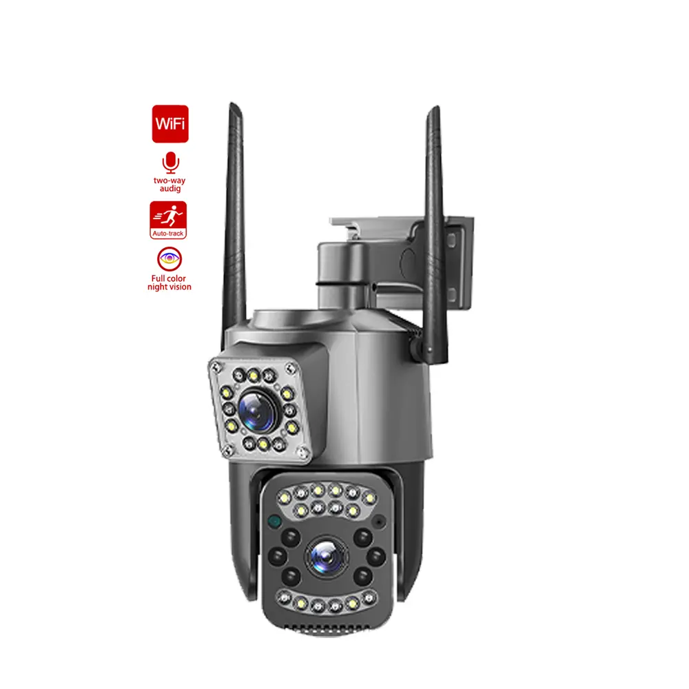 HIKWIFI caméra IP de sécurité WIFI CCTV étanche extérieure 4G carte Sim V380 Pro caméra réseau