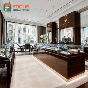 Sistema de Muebles Minimalistas para Joyería, Mostrador de Joyería con Superficie Pulida para Centro Comercial - Product Image 2